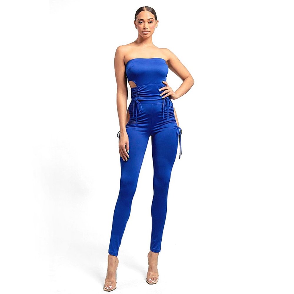 Strapless Cutout Jumpsuit